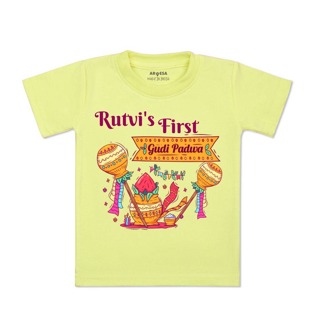 Arvesa My First Gudi Padwa  Baby Boy & Girl Dress
