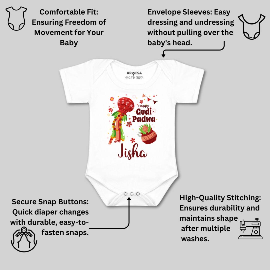 Arvesa Happy Gudi Padwa  Baby Boy & Girl Dress