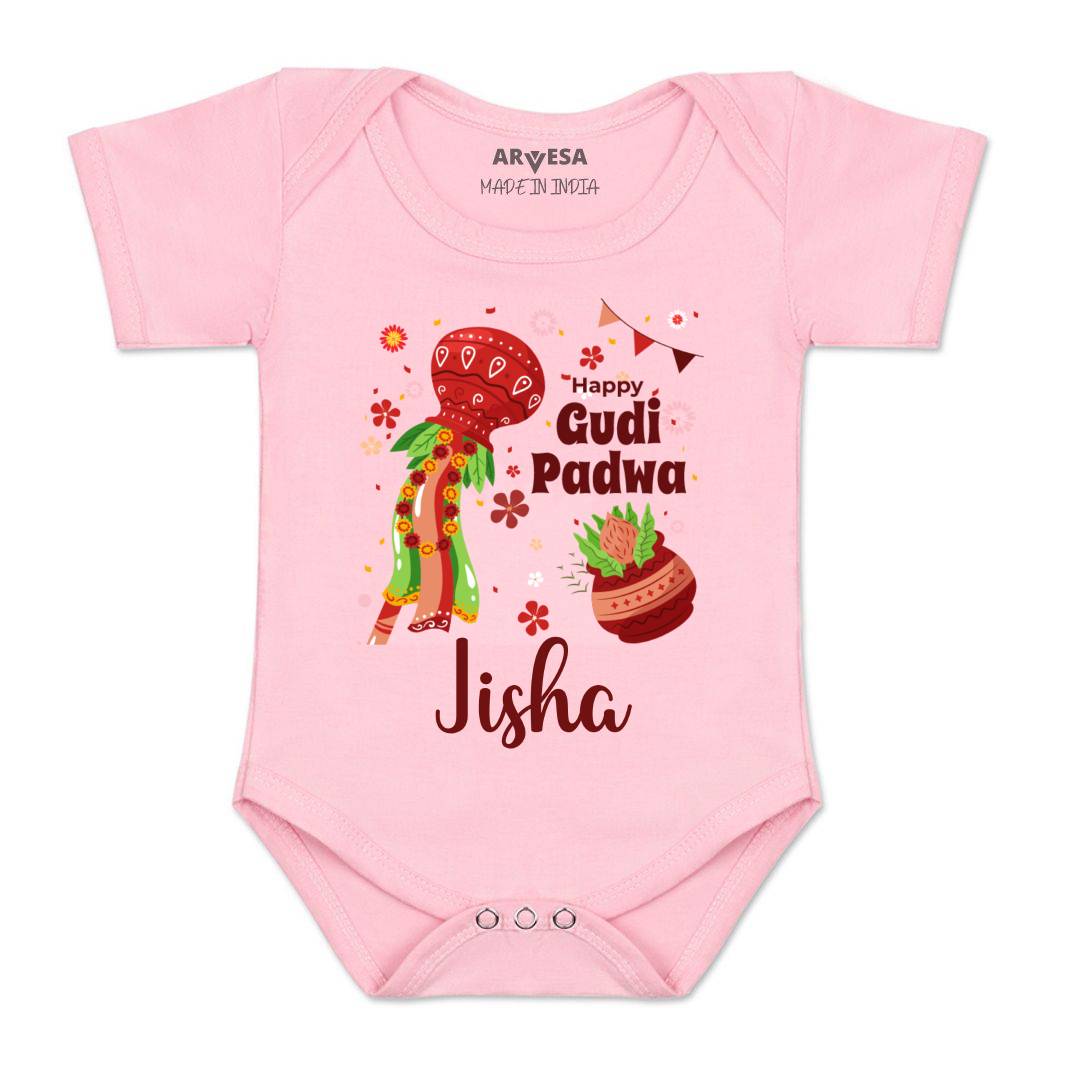 Arvesa Happy Gudi Padwa  Baby Boy & Girl Dress