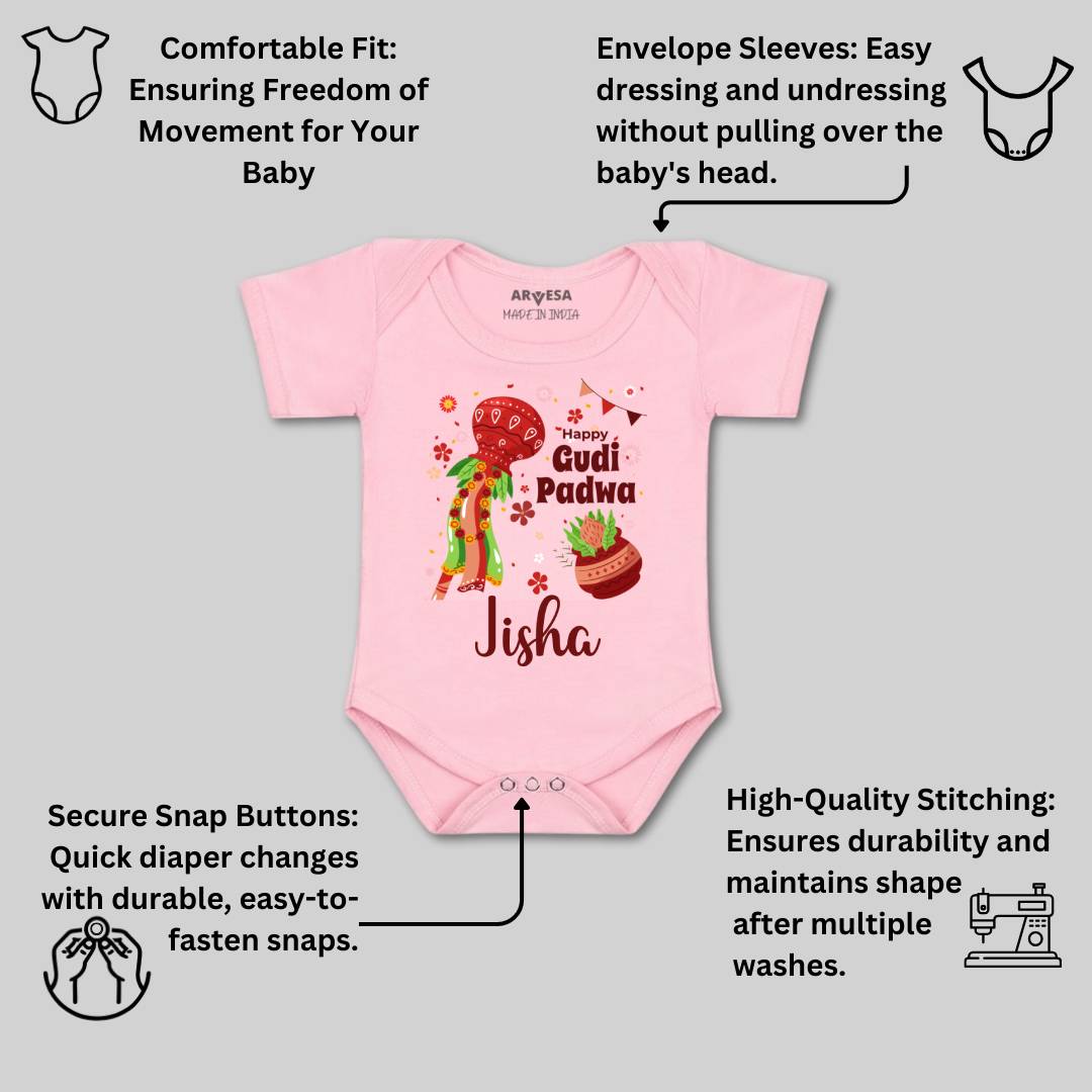Arvesa Happy Gudi Padwa  Baby Boy & Girl Dress