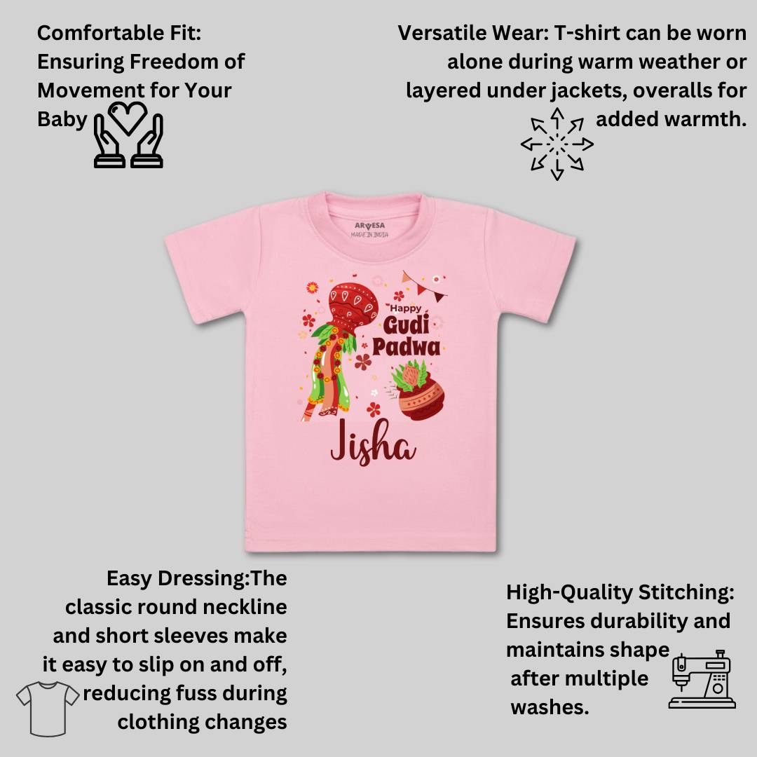 Arvesa Happy Gudi Padwa  Baby Boy & Girl Dress