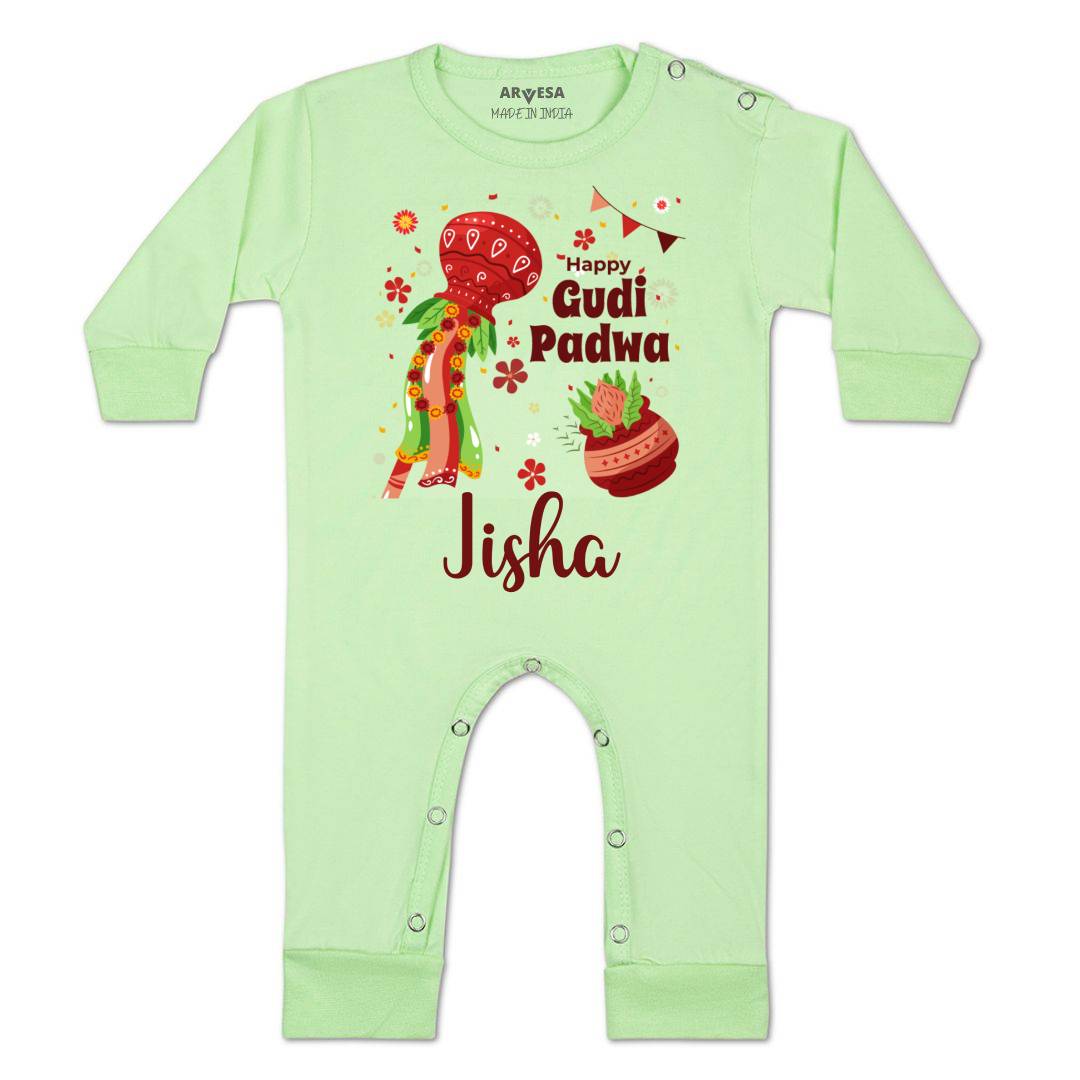 Arvesa Happy Gudi Padwa  Baby Boy & Girl Dress