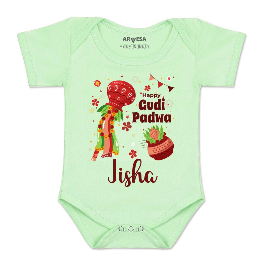 Arvesa Happy Gudi Padwa  Baby Boy & Girl Dress