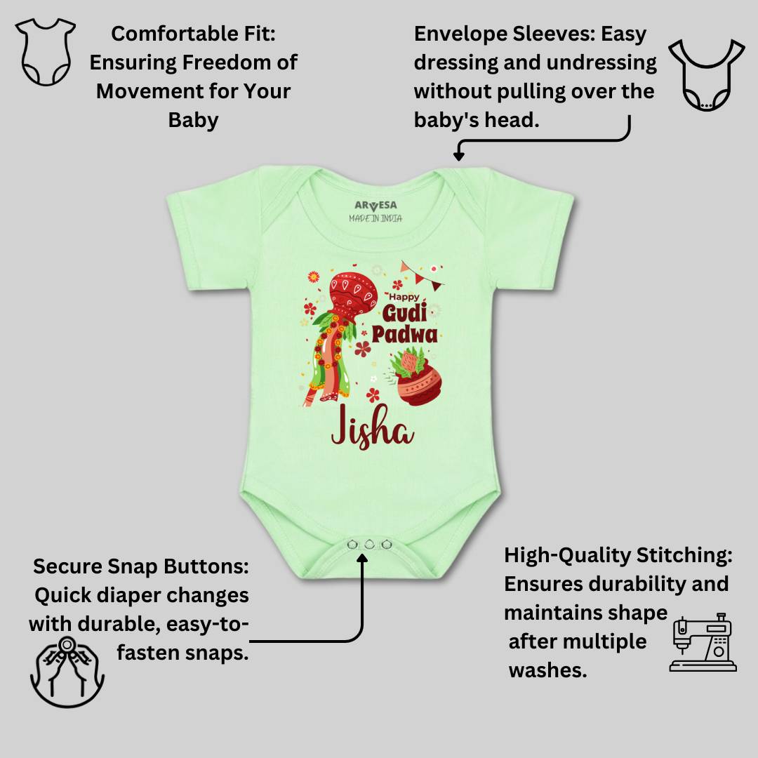 Arvesa Happy Gudi Padwa  Baby Boy & Girl Dress