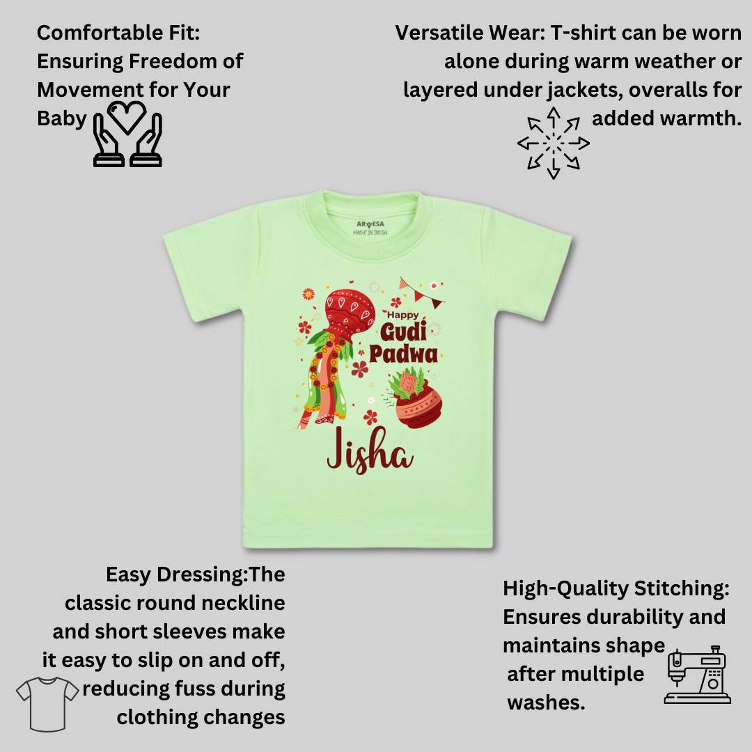 Arvesa Happy Gudi Padwa  Baby Boy & Girl Dress