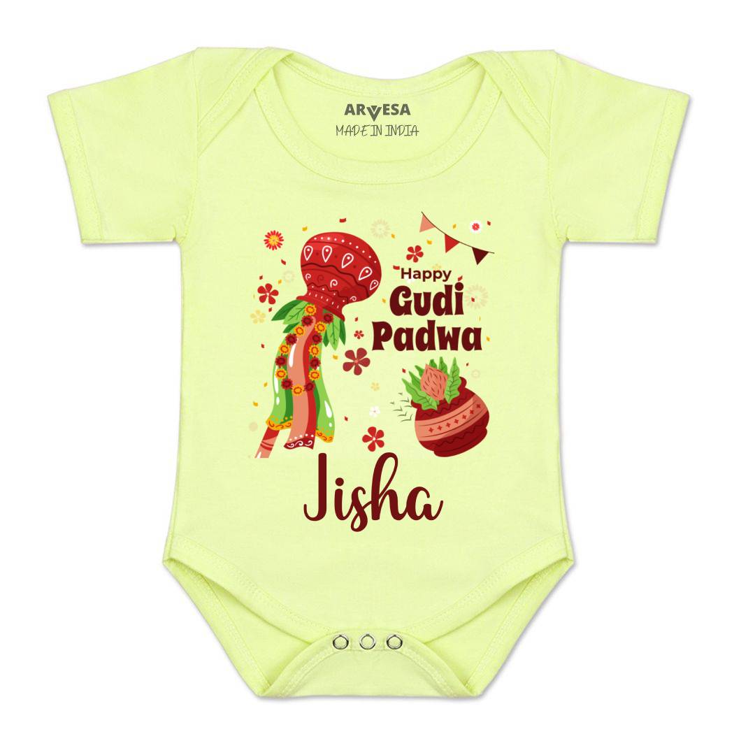 Arvesa Happy Gudi Padwa  Baby Boy & Girl Dress