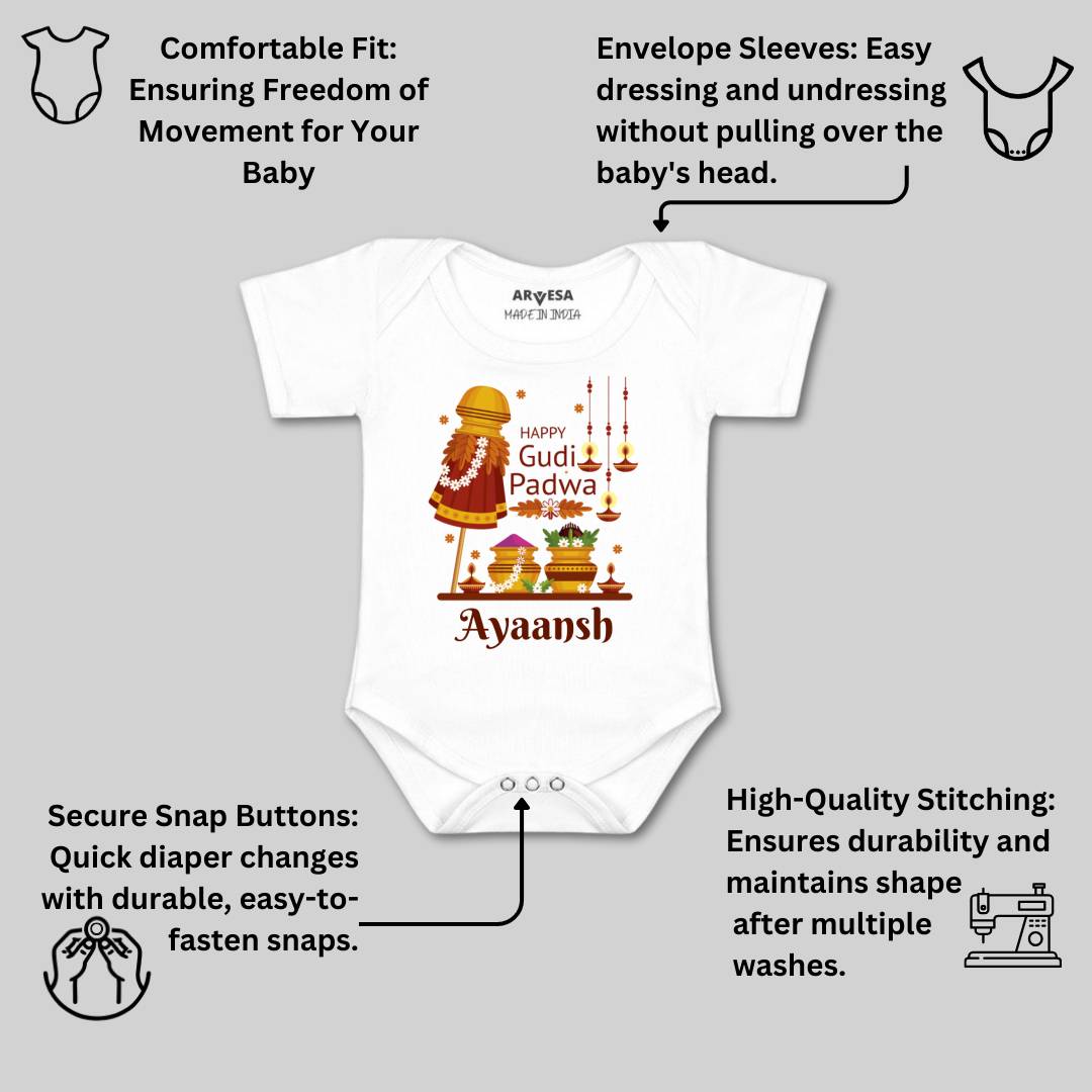 Arvesa Happy Gudi Padwa  Baby Boy & Girl Dress