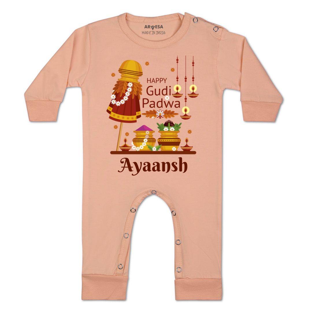 Arvesa Happy Gudi Padwa  Baby Boy & Girl Dress