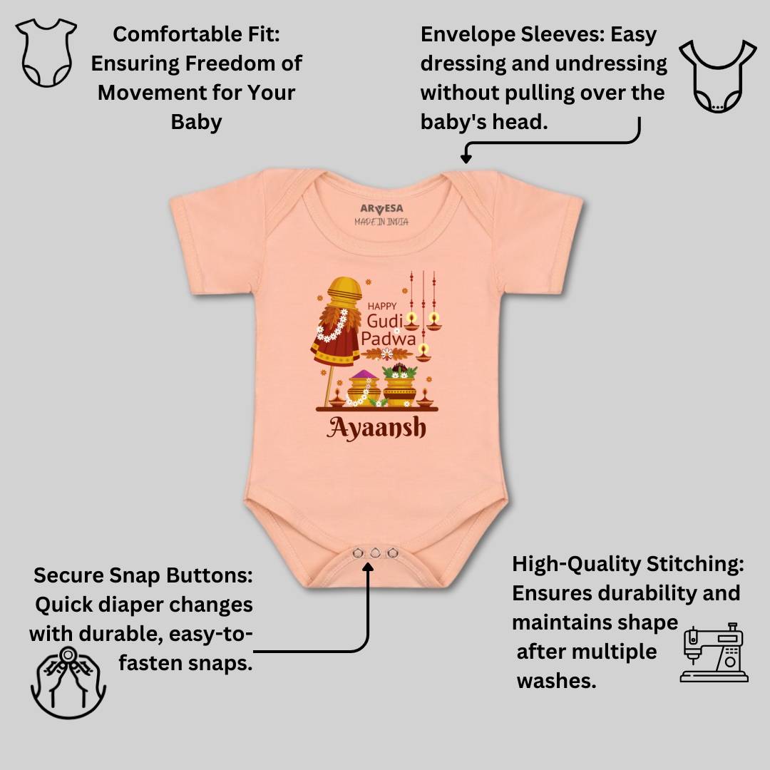 Arvesa Happy Gudi Padwa  Baby Boy & Girl Dress