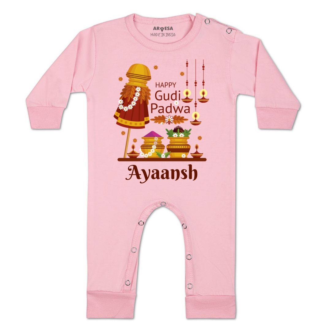 Arvesa Happy Gudi Padwa  Baby Boy & Girl Dress