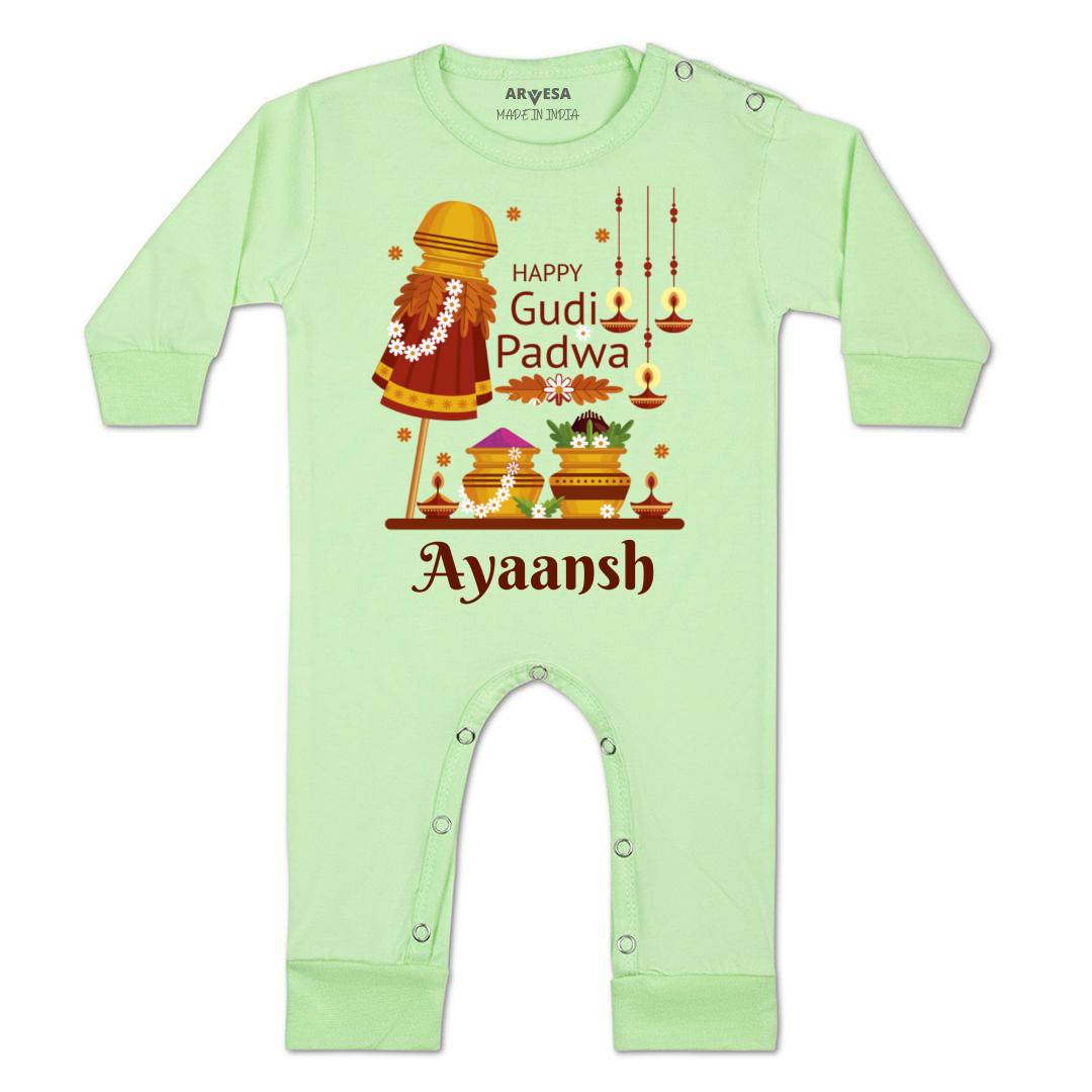 Arvesa Happy Gudi Padwa  Baby Boy & Girl Dress