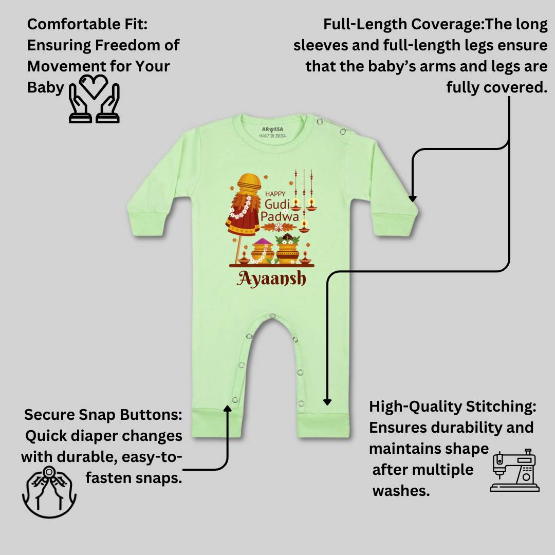 Arvesa Happy Gudi Padwa  Baby Boy & Girl Dress