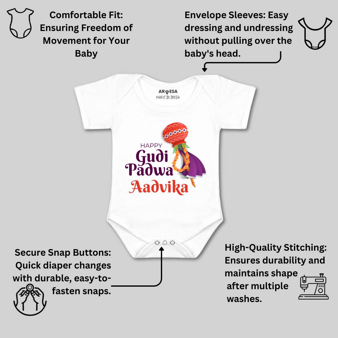 Arvesa Happy Gudi Padwa  Baby Boy & Girl Dress