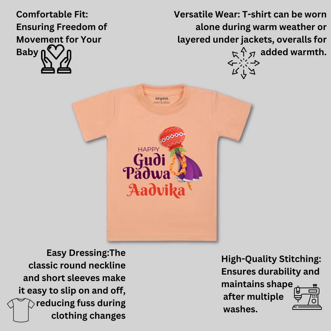 Arvesa Happy Gudi Padwa  Baby Boy & Girl Dress