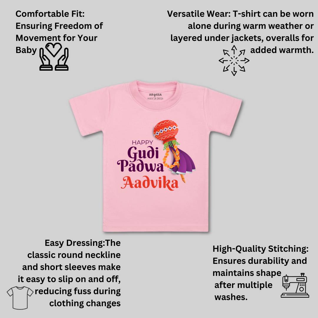 Arvesa Happy Gudi Padwa  Baby Boy & Girl Dress
