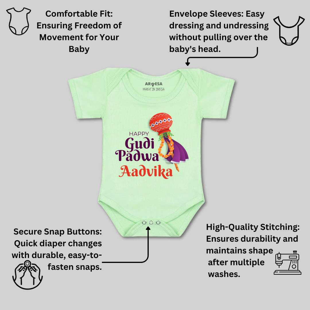 Arvesa Happy Gudi Padwa  Baby Boy & Girl Dress
