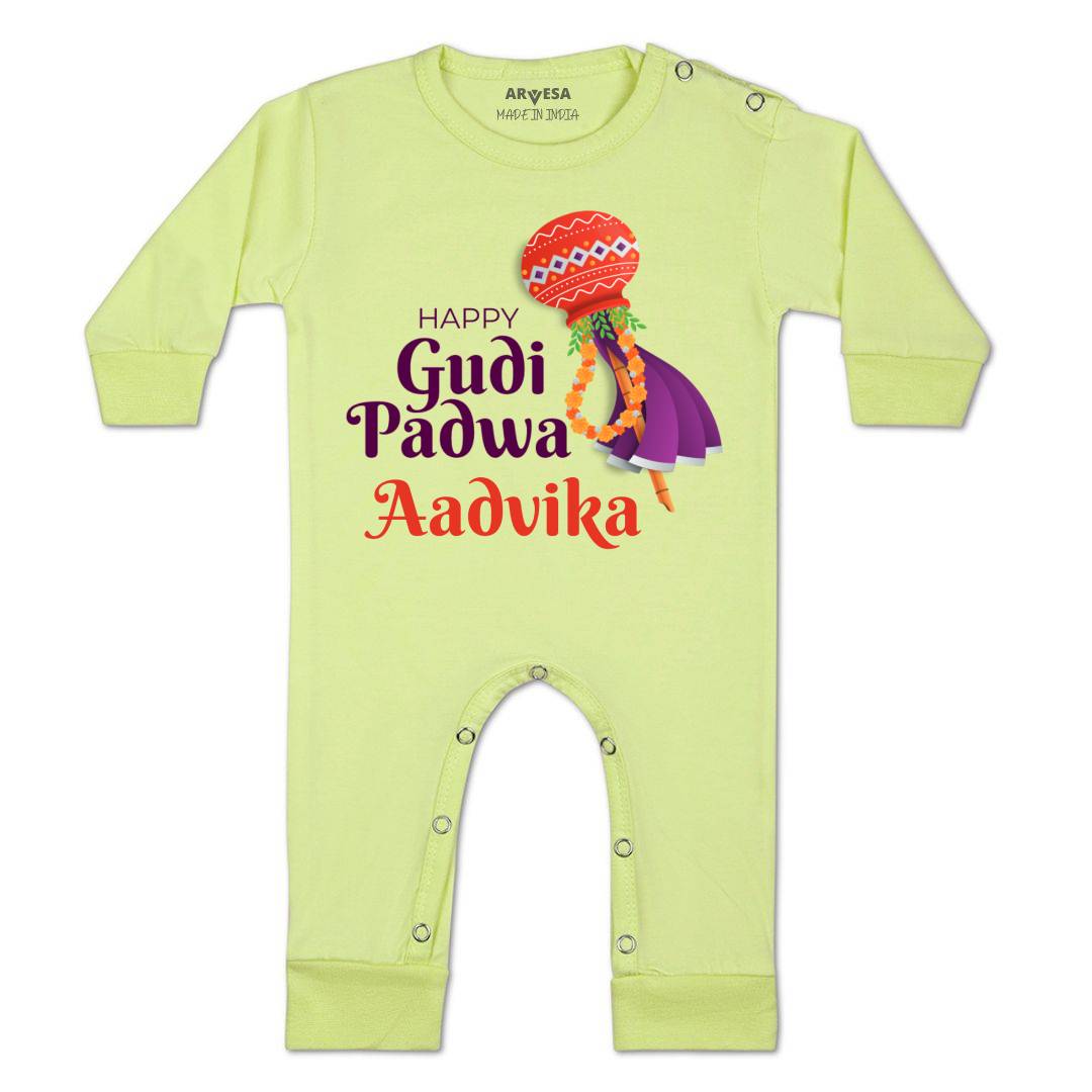 Arvesa Happy Gudi Padwa  Baby Boy & Girl Dress