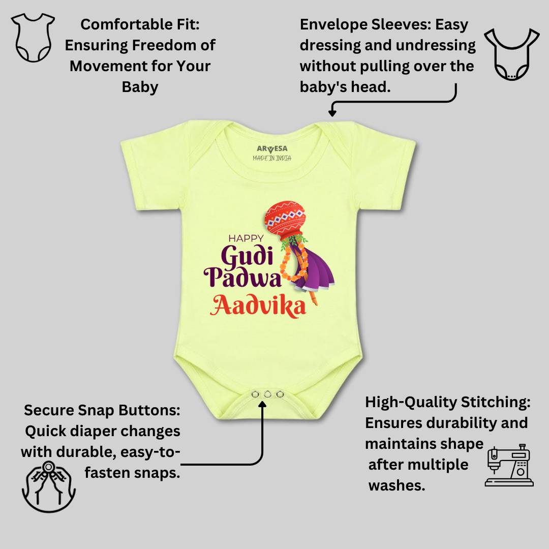 Arvesa Happy Gudi Padwa  Baby Boy & Girl Dress