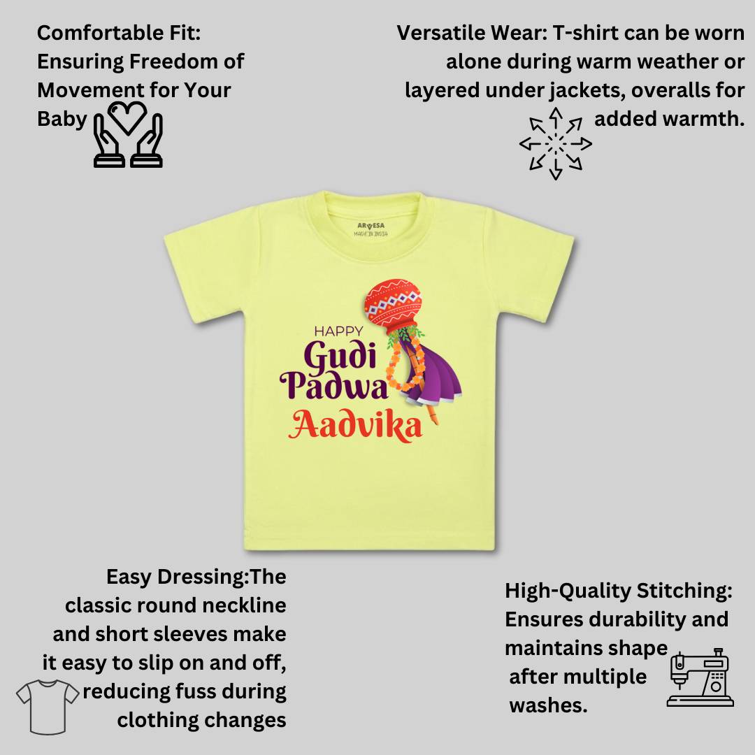 Arvesa Happy Gudi Padwa  Baby Boy & Girl Dress