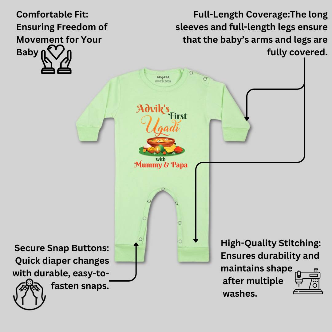 Arvesa My First Ugadi  Baby Boy & Girl Dress