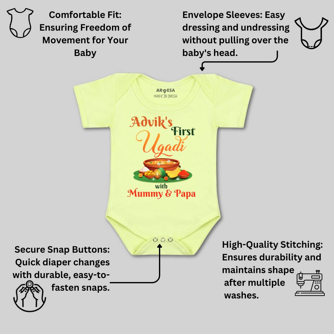 Arvesa My First Ugadi  Baby Boy & Girl Dress