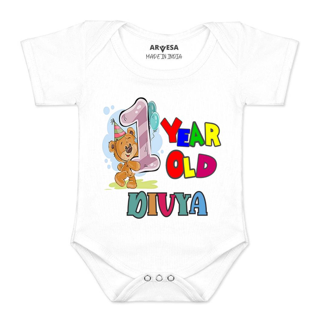 Arvesa One Year Birthday Baby Boy & Girl Dress