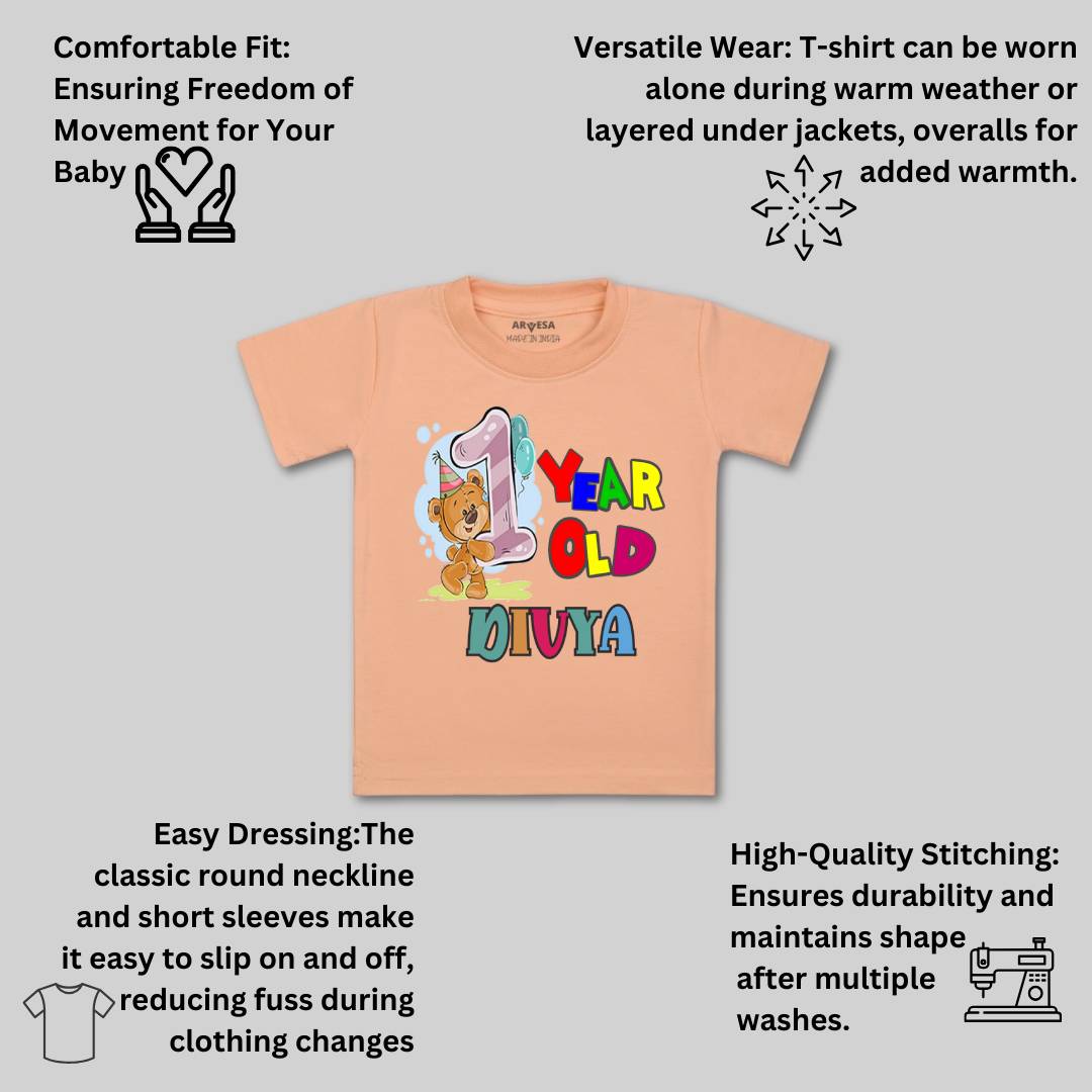 Arvesa One Year Birthday Baby Boy & Girl Dress