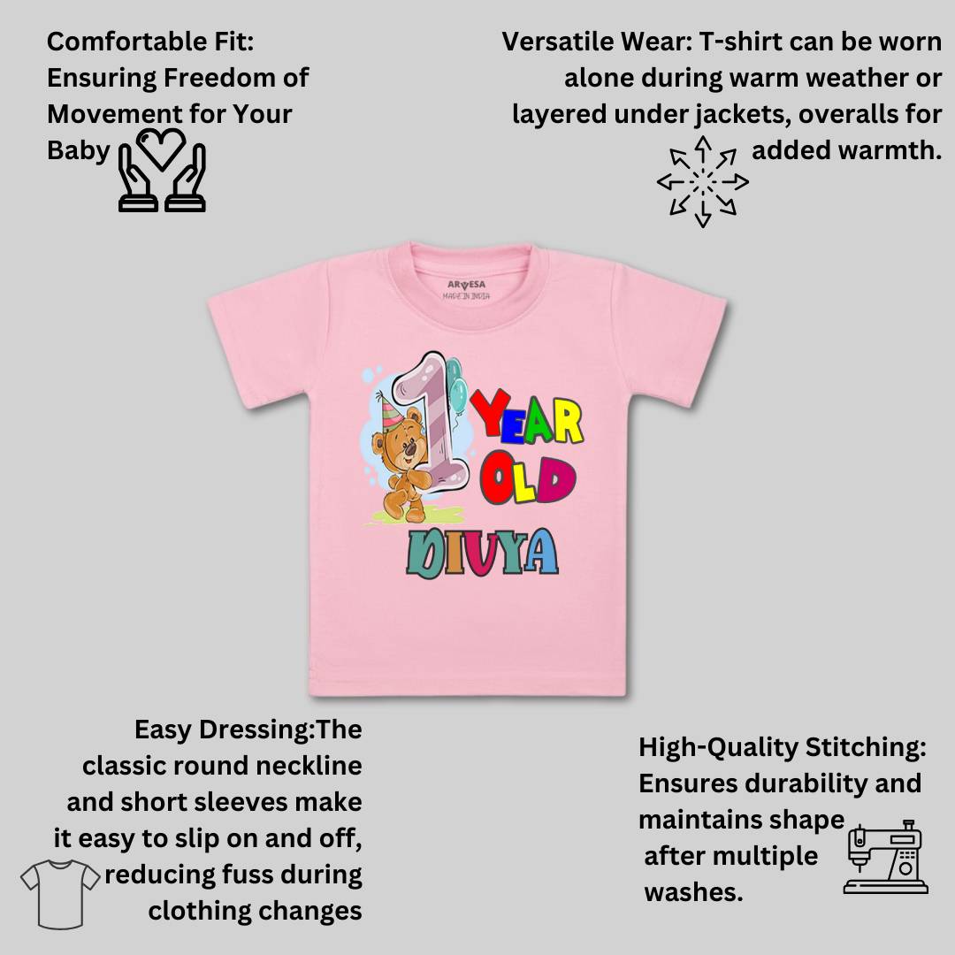 Arvesa One Year Birthday Baby Boy & Girl Dress