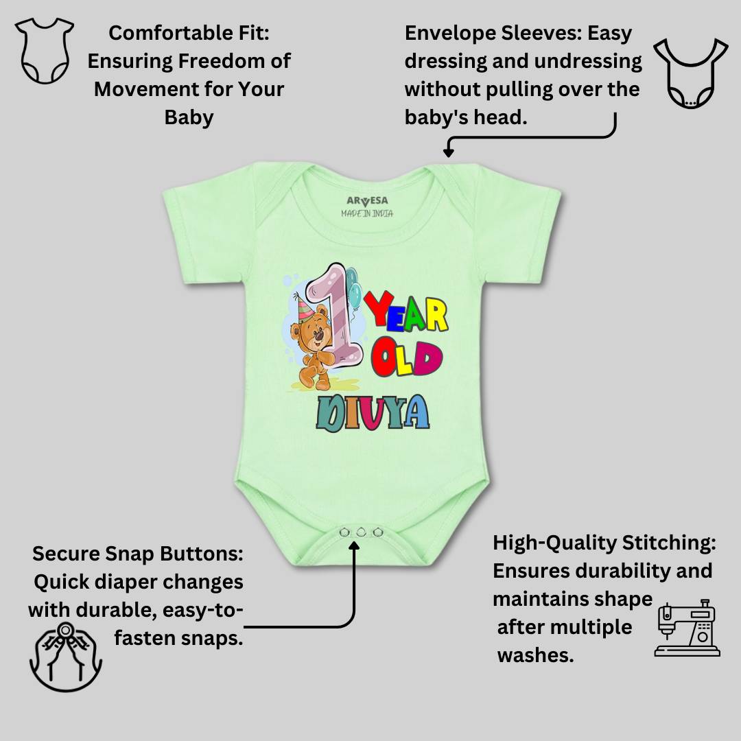 Arvesa One Year Birthday Baby Boy & Girl Dress