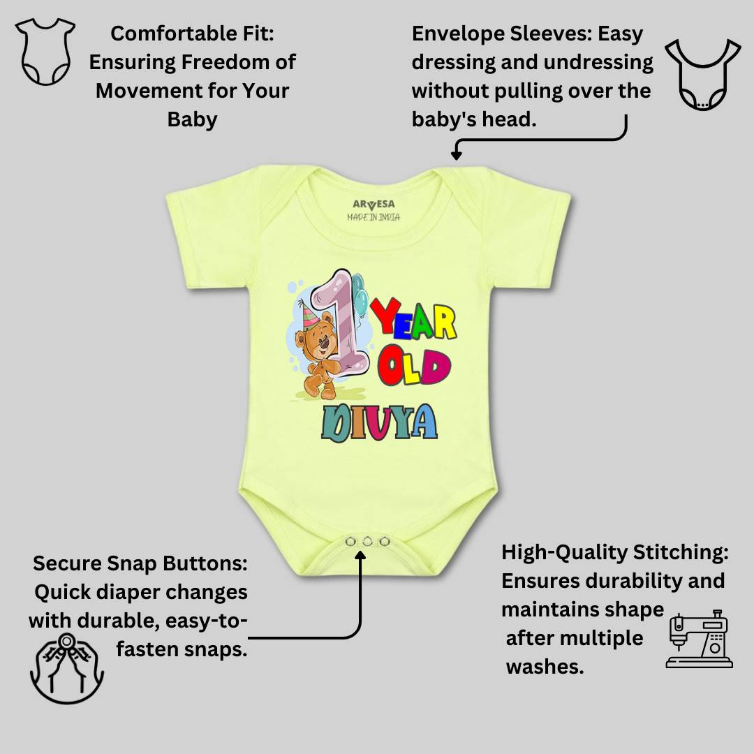 Arvesa One Year Birthday Baby Boy & Girl Dress