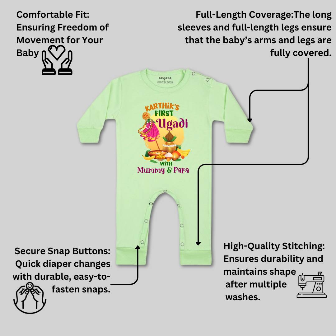 Arvesa My First Ugadi  Baby Boy & Girl Dress