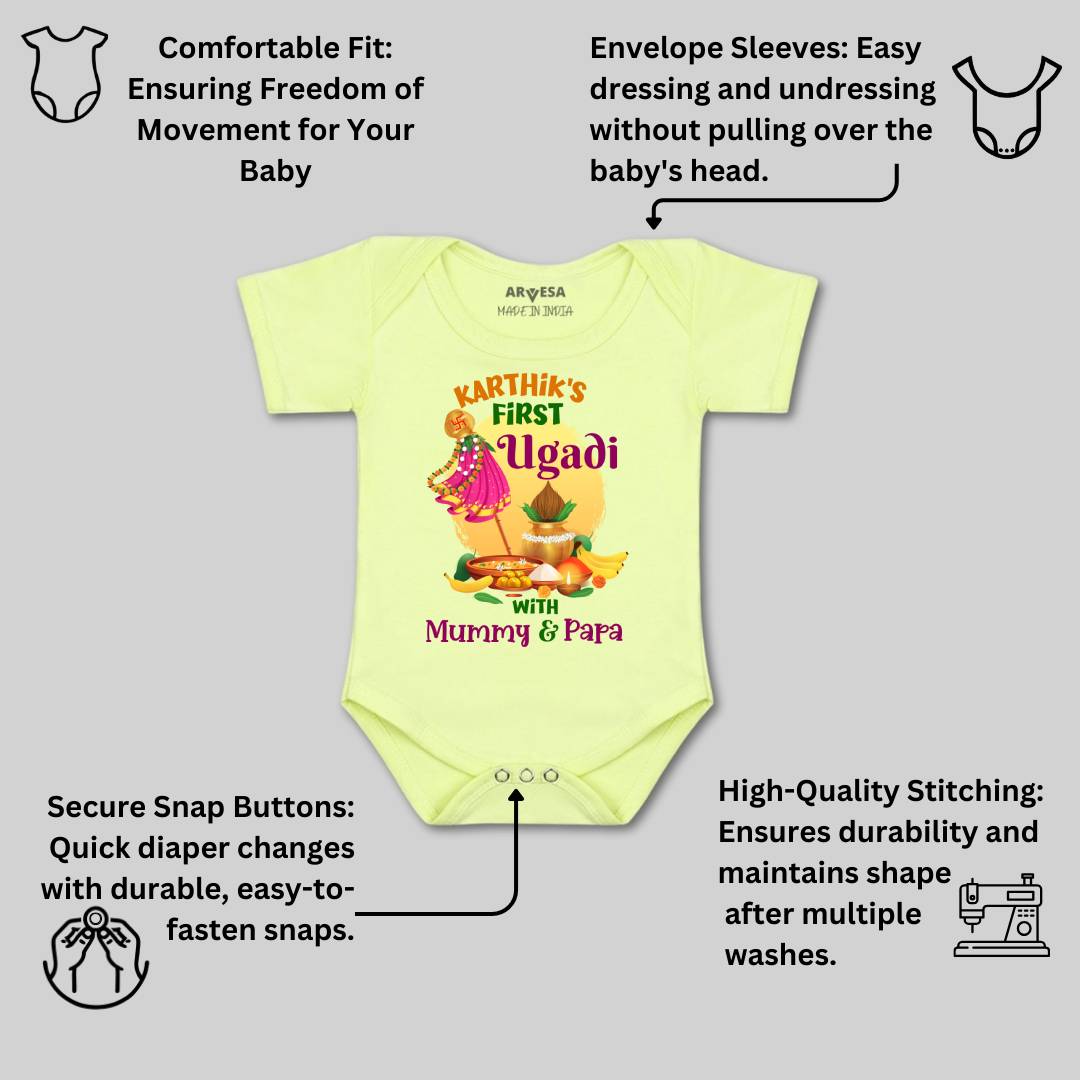 Arvesa My First Ugadi  Baby Boy & Girl Dress
