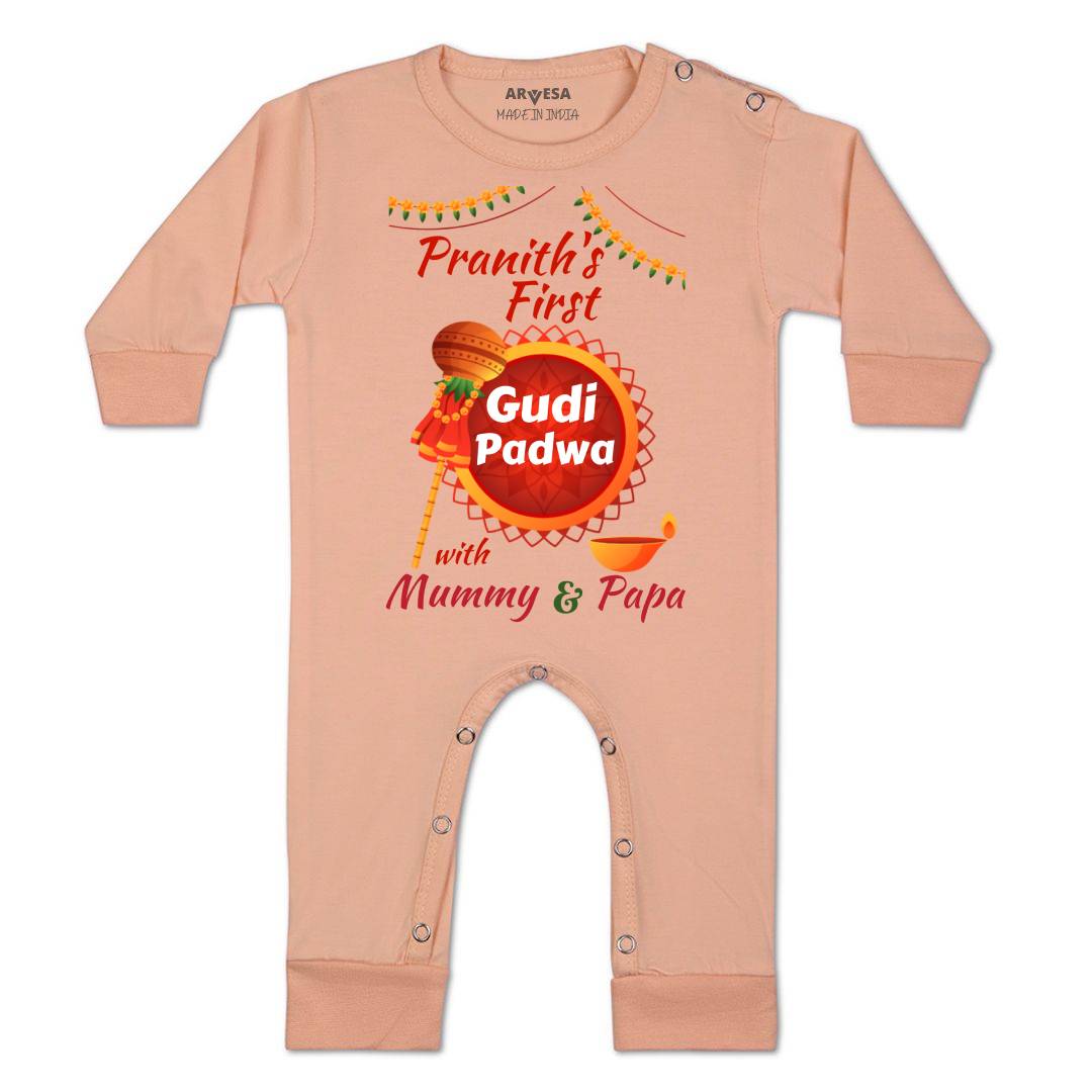 Arvesa My First Gudi Padwa  Baby Boy & Girl Dress