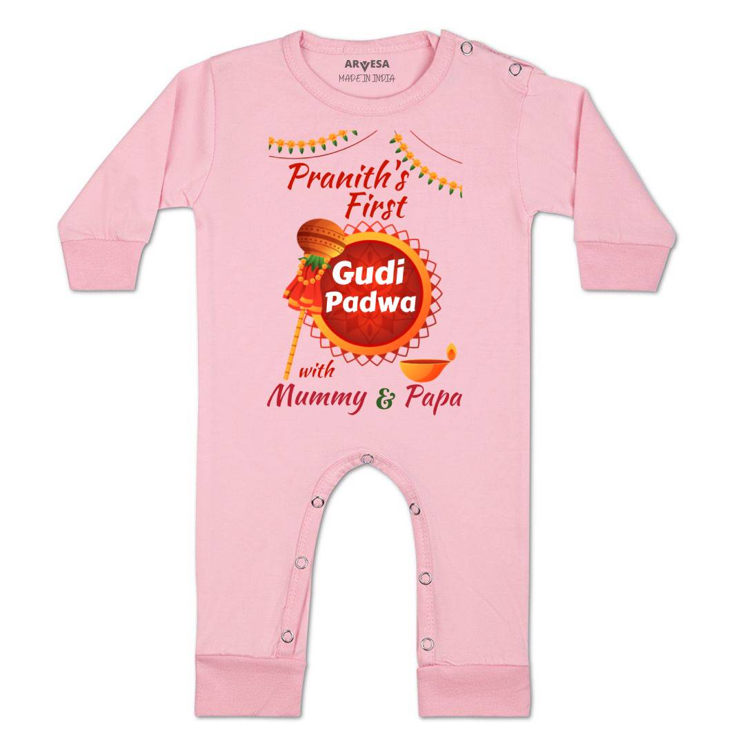 Arvesa My First Gudi Padwa  Baby Boy & Girl Dress