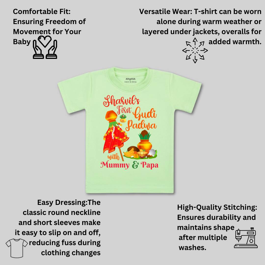 Arvesa My First Gudi Padwa  Baby Boy & Girl Dress