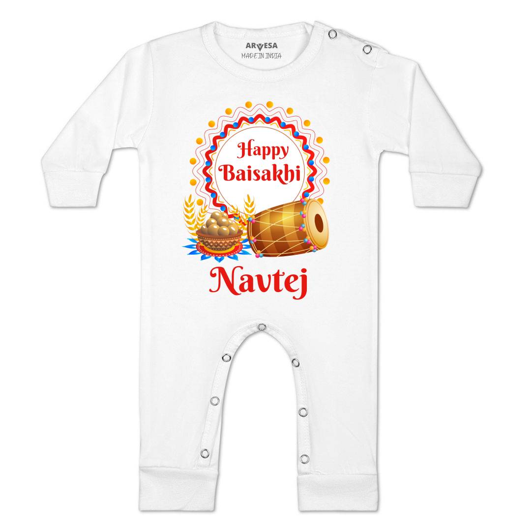 Arvesa Happy Baisakhi  Baby Boy & Girl Dress