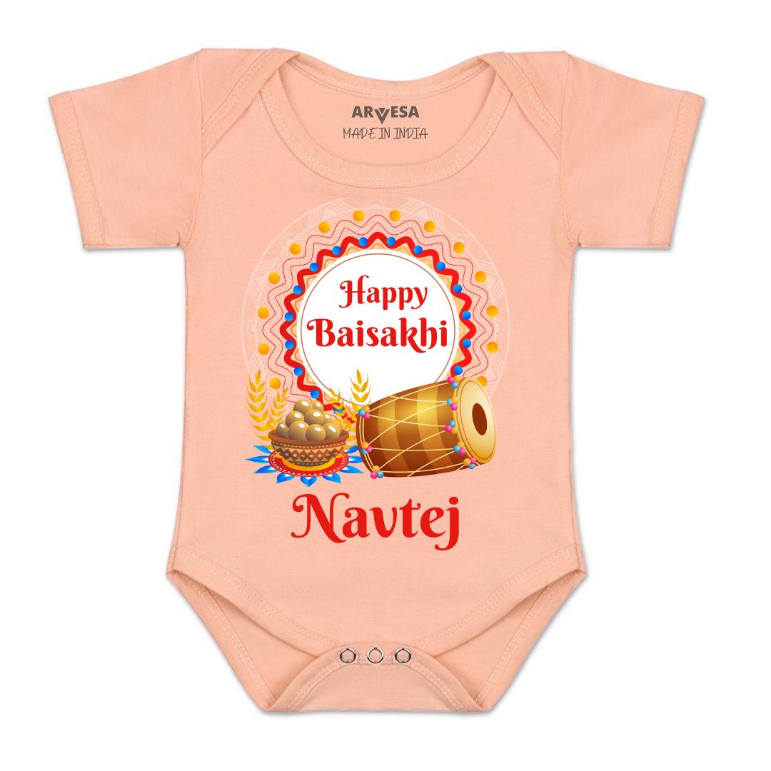 Arvesa Happy Baisakhi  Baby Boy & Girl Dress