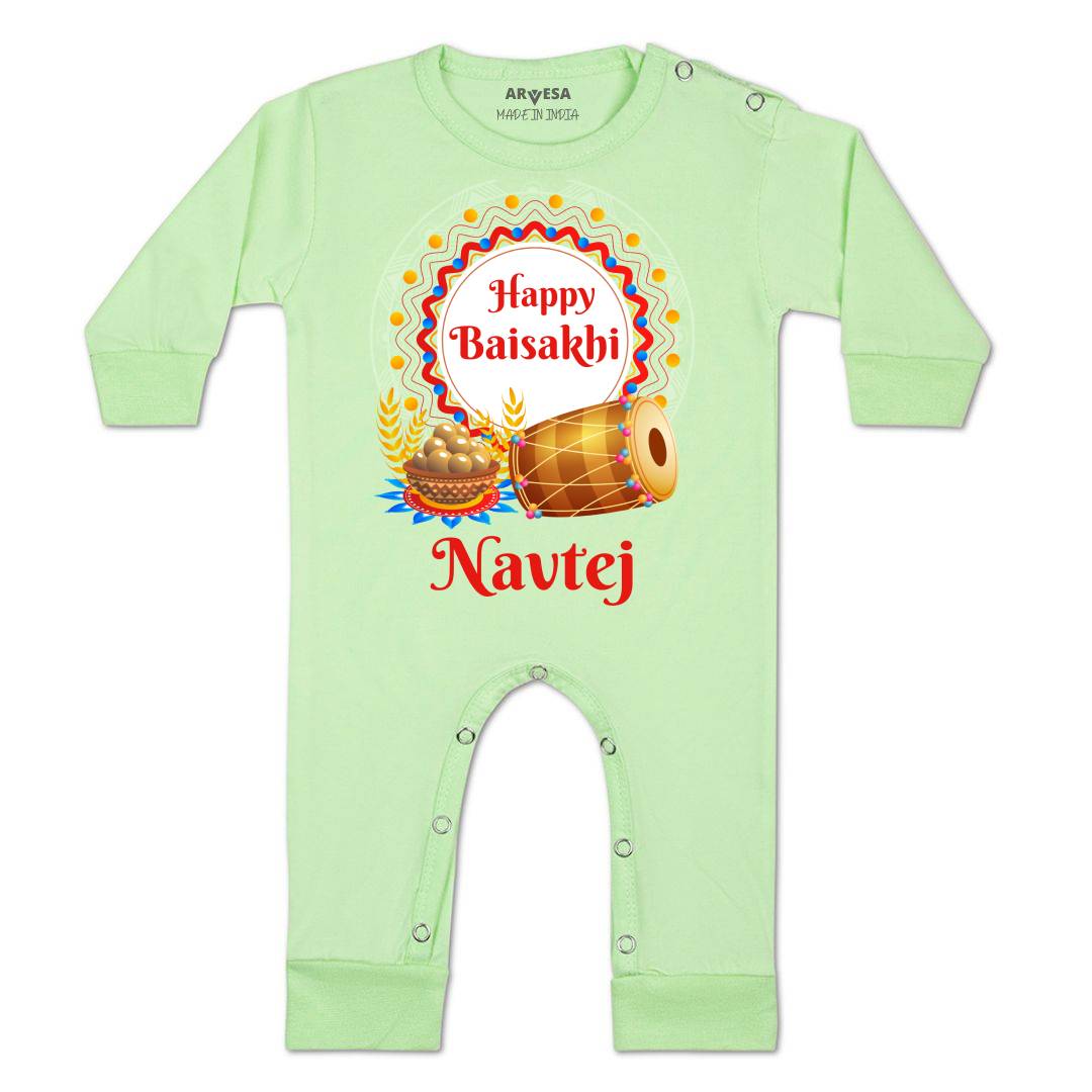Arvesa Happy Baisakhi  Baby Boy & Girl Dress