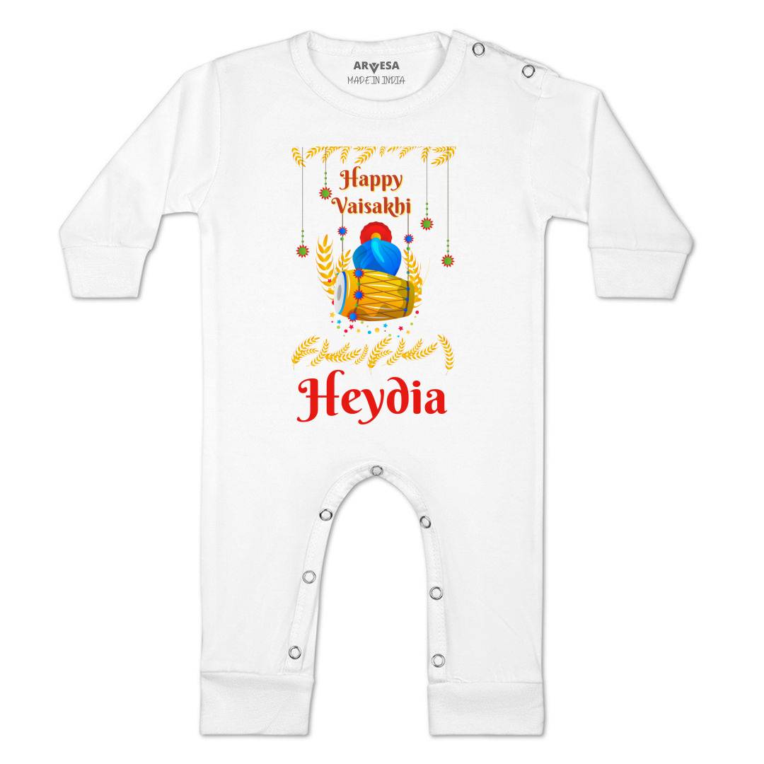 Arvesa Happy Baisakhi  Baby Boy & Girl Dress