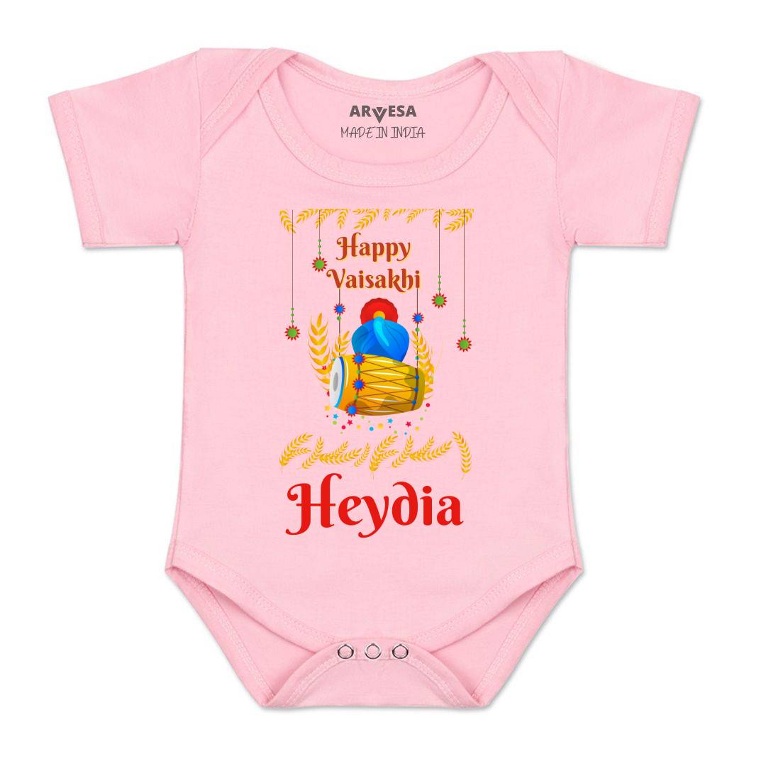 Arvesa Happy Baisakhi  Baby Boy & Girl Dress