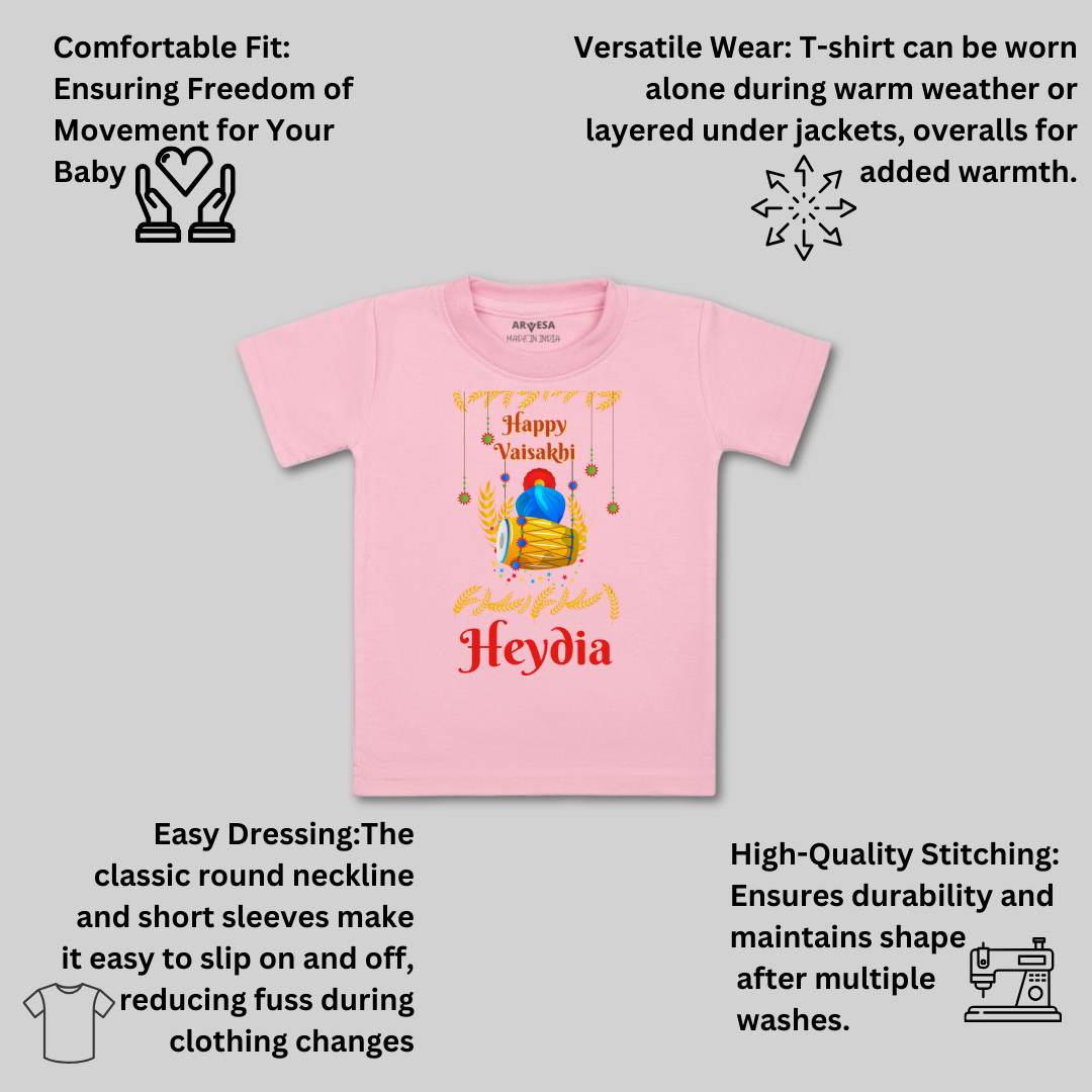 Arvesa Happy Baisakhi  Baby Boy & Girl Dress