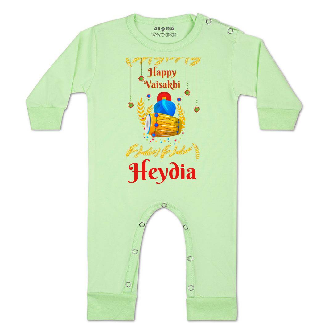 Arvesa Happy Baisakhi  Baby Boy & Girl Dress