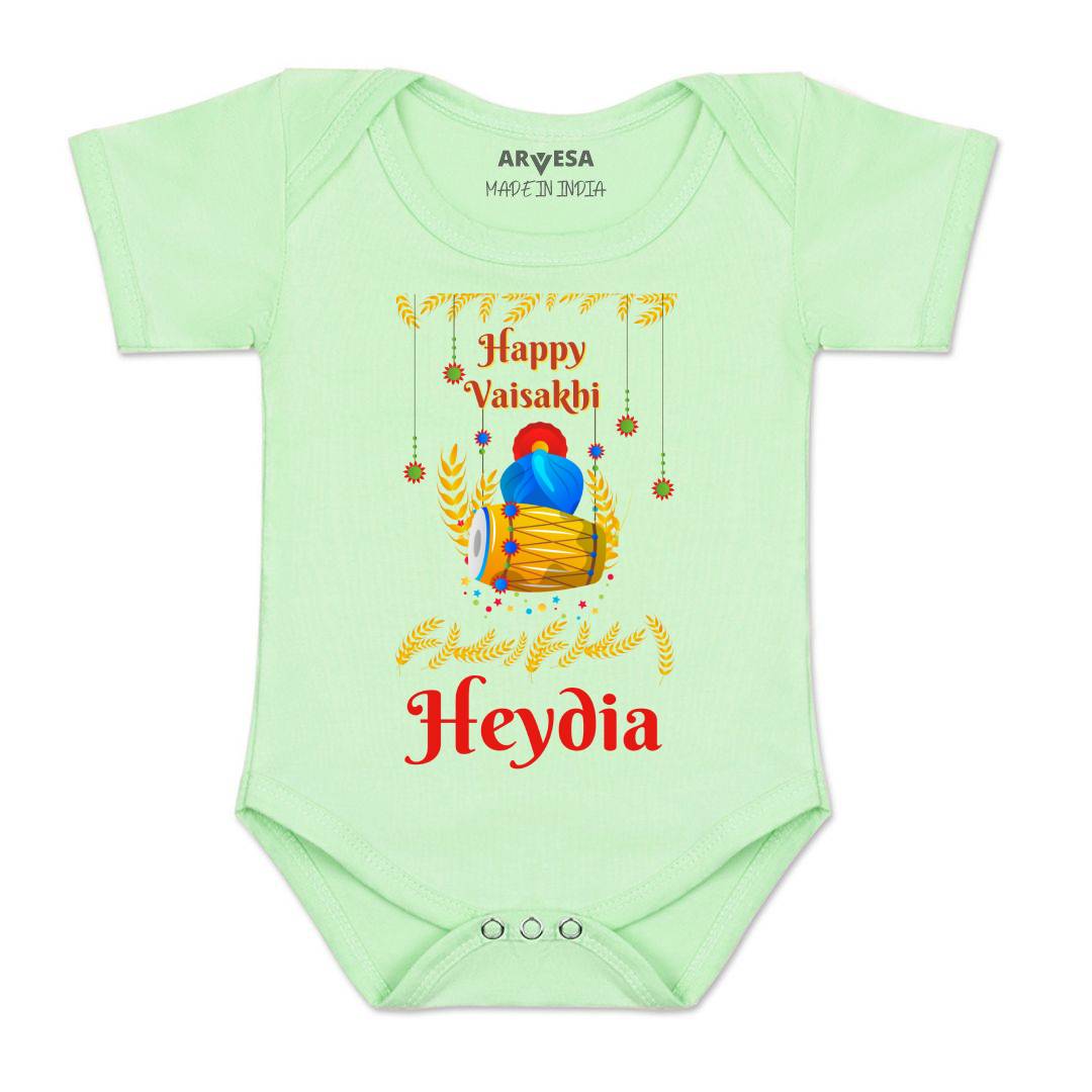 Arvesa Happy Baisakhi  Baby Boy & Girl Dress