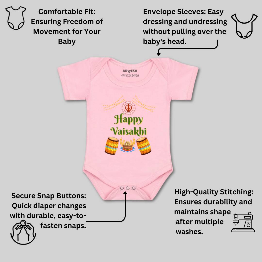 Arvesa Design-830 Baisakhi My First Baby Boy and Baby Girl Dress .