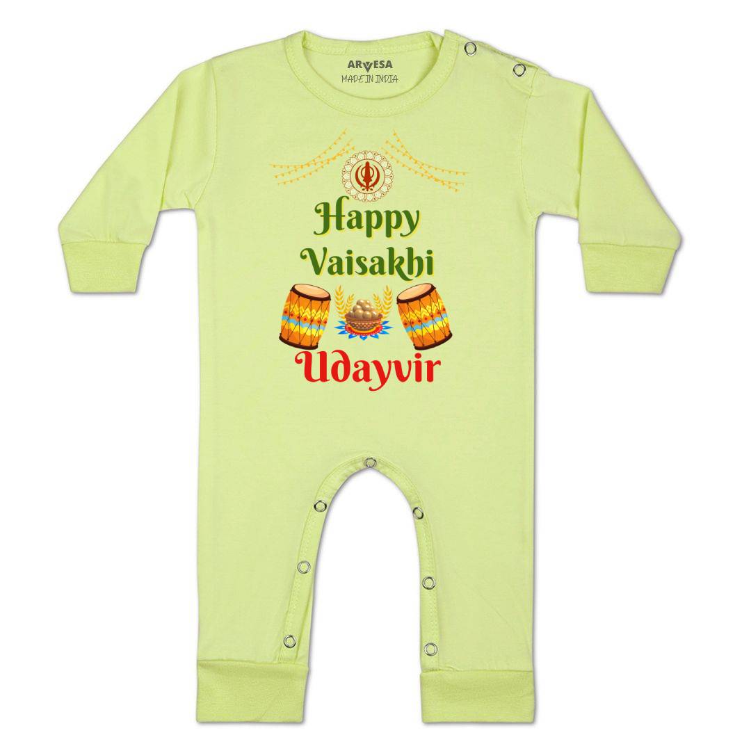 Arvesa Happy Baisakhi  Baby Boy & Girl Dress