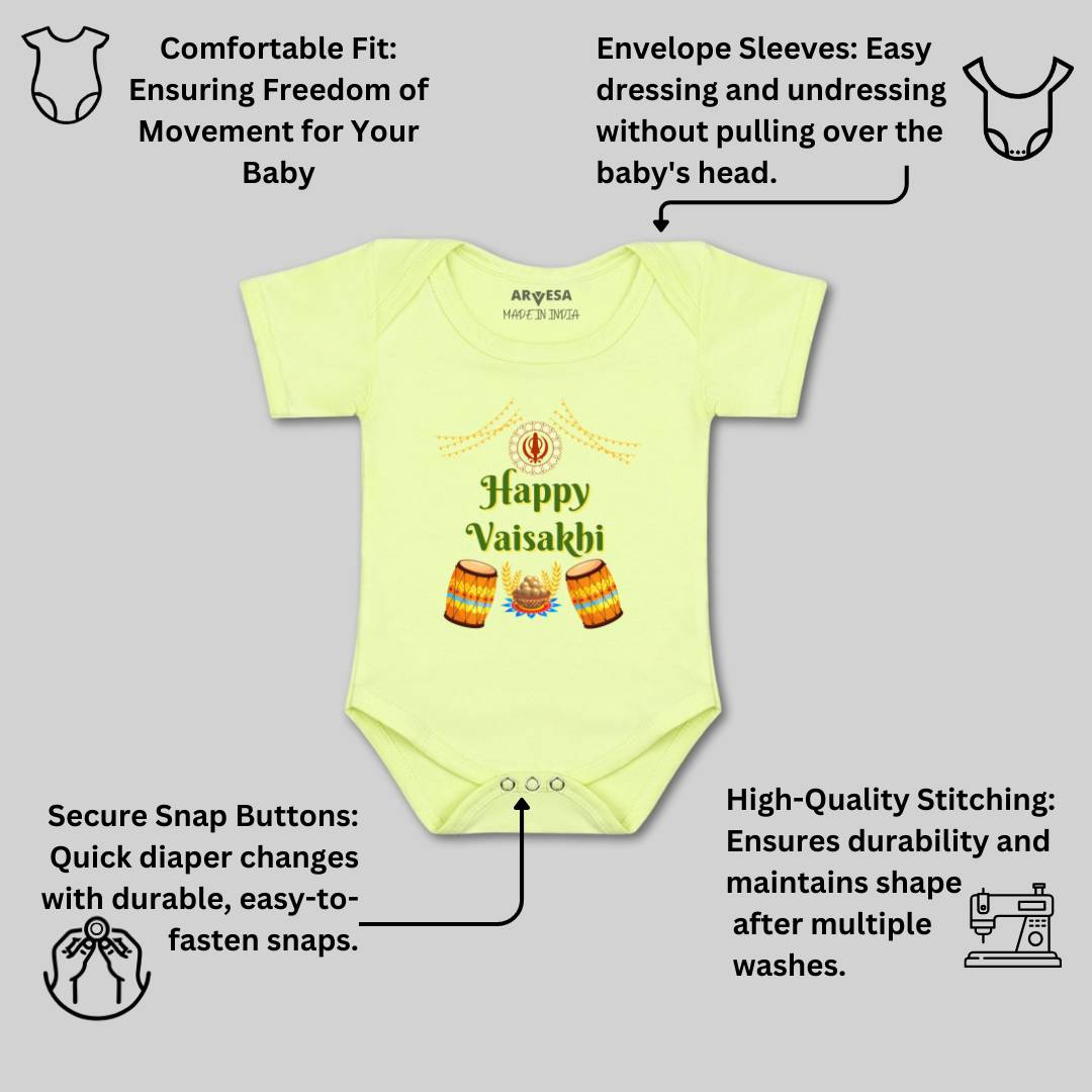 Arvesa Design-830 Baisakhi My First Baby Boy and Baby Girl Dress .