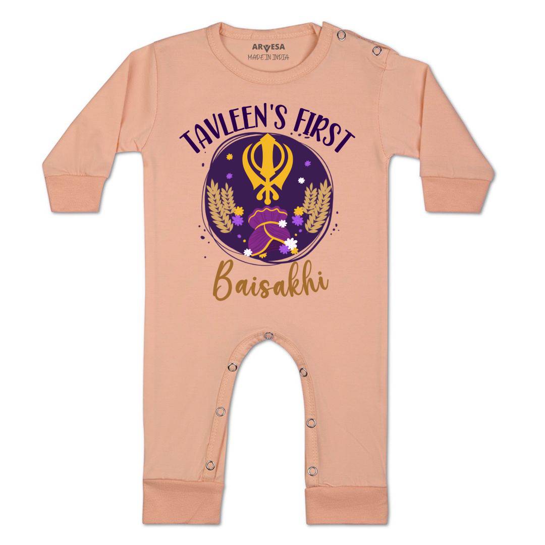 Arvesa My First Baisakhi  Baby Boy & Girl Dress