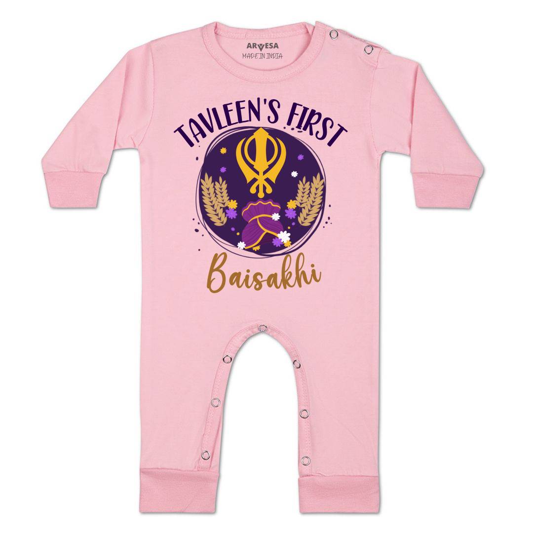 Arvesa My First Baisakhi  Baby Boy & Girl Dress