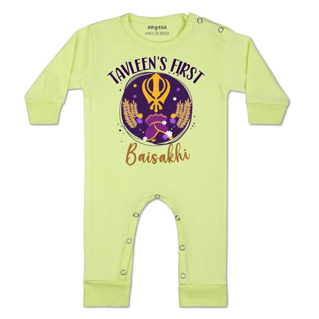 Arvesa My First Baisakhi  Baby Boy & Girl Dress