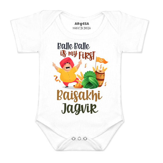 Arvesa Happy Baisakhi  Baby Boy & Girl Dress